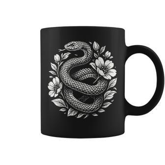 Floral Snake Coffee Mug - Thegiftio UK