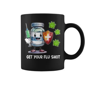 Get Your Flu Shot Vaccination Nurse Caregiver Immunization Coffee Mug - Thegiftio UK