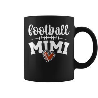 Football Mimi Grandma Mimi Of A Football Player Mimi Heart Coffee Mug | Seseable UK