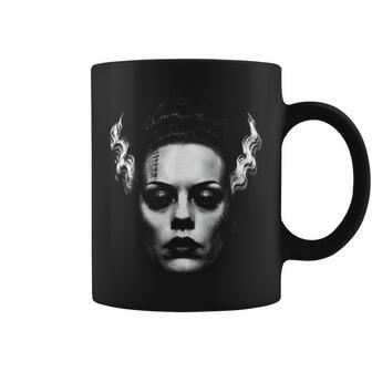 Frankenstein Monster And Bride Halloween Matching Couple Coffee Mug | Seseable UK