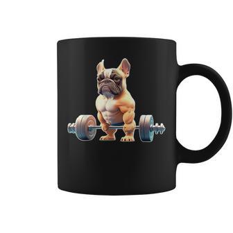 Französische Bulldogge Bodybuilding Frenchie Gewichtheber Tassen - Geschenkecke