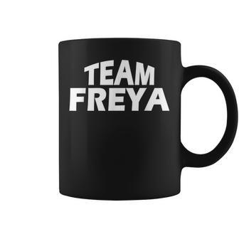 Freya Es El Nombre Team Freya Taza de café - Regaloses