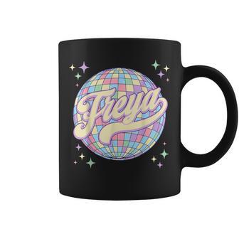 Freya Name Personalized I Love Freya Retro 70S 80S Coffee Mug - Thegiftio UK