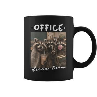 Front Office Squad Dream Team Back To School Teacher Raccoon Coffee Mug - Thegiftio UK