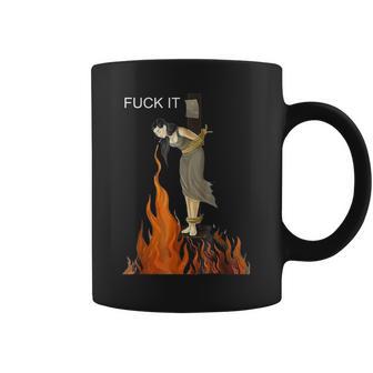 Fuck It Witch On Fire Coffee Mug | Seseable UK