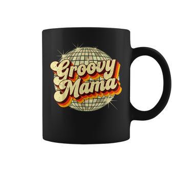 Funky Retro Disco Ball 70S Groovy Mama Party Coffee Mug | Seseable UK