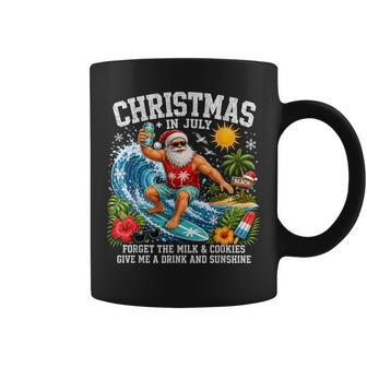 Christmas In July Hawaiian Santa Beach Graphic Coffee Mug | Seseable UK