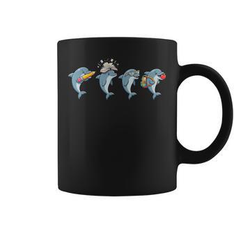 Dolphin Back To School Teacher Student Coffee Mug | Seseable UK