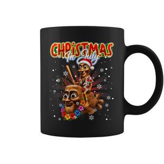 Flying Tung Tung Sahur Christmas In July Summer Meme Coffee Mug - Thegiftio UK