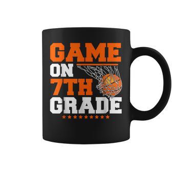 Game On 7Th Grade Basketball Player Back To School Kid Coffee Mug - Thegiftio UK