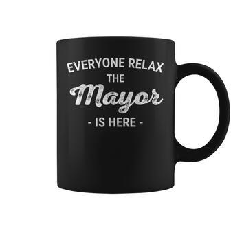 Mayor Mayor Mayor Mayor T Mayor Retirement Mayor New J Coffee Mug - Thegiftio UK