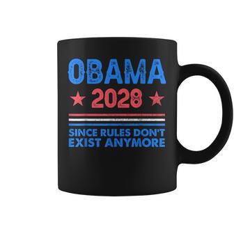 Obama 2028 Since Rules Don't Exist Anymore Satire Coffee Mug | Seseable UK