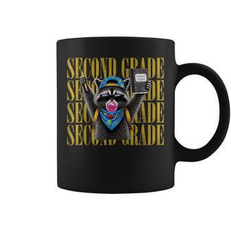 Second 2Nd Grade Boys Feral Raccoon Back To School Coffee Mug - Thegiftio UK