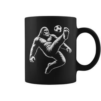 Soccer Bigfoot Bicycle Kick Sasquatch Kids Boys Girls Coffee Mug - Thegiftio UK