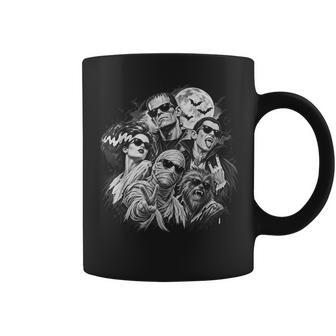 Vintage 90S Halloween Frankenstein Monsters Selfie Coffee Mug | Seseable UK