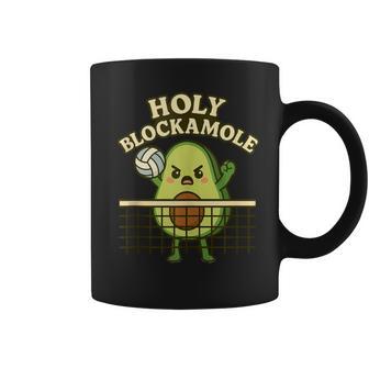 Volleyball Middle Hitter Avocado Holy Blockamole Coffee Mug - Thegiftio UK