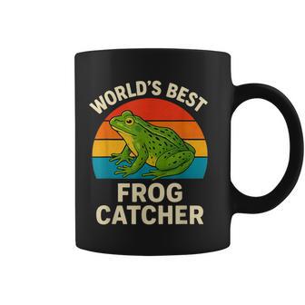 World Best Frog Catcher Kids Boy Toddler Graphic Coffee Mug | Seseable UK