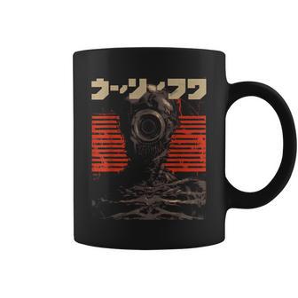 Futuristic Techwear Japanese Cyberpunk Harajuku Horror Punk Taza de café - Regaloses