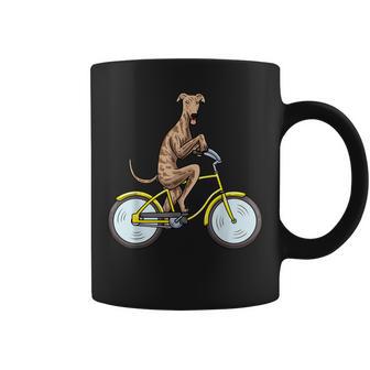 Galgo Español Perro Con Bicicleta Taza de café - Regaloses