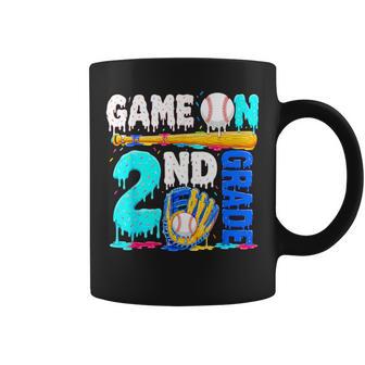 Game On 2Nd Grade Baseball Drip Ice Cream Back To School Coffee Mug - Thegiftio UK