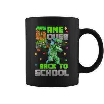 Game Over Back To School Bruh We Back Kids Boy Gaming Coffee Mug - Thegiftio UK