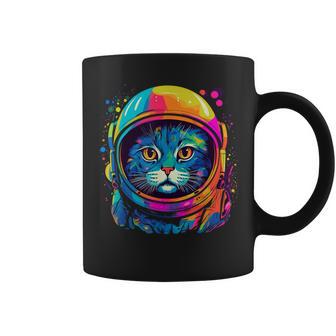 Gato Astronauta Espacial Regalos Gato Espacial Taza de café - Regaloses