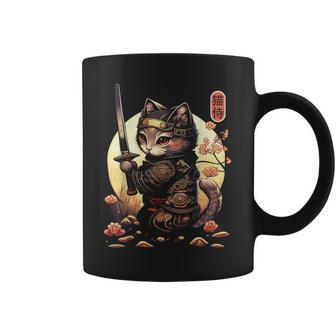 Gatoamurai Japonés Para Amantes De Los Gatos Taza de café - Regaloses