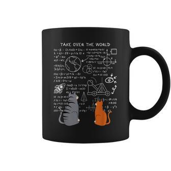 Gatos Divertidos Que Planean Apoderarse Del Mundo Humor Divertido Taza de café - Regaloses
