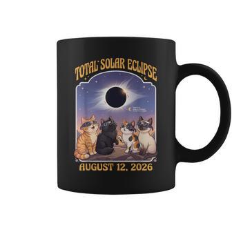 Gatos Eclipseolar Total Con Gafas 2026 12 De Agosto Taza de café - Regaloses