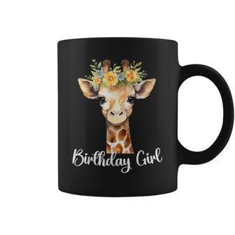 Giraffe Birthday Girl Outfit For Wife Zoo Birthday Party Coffee Mug - Thegiftio UK