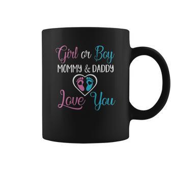 Girl And Boy Mommy And Daddy Christmas Ideas For Mom Coffee Mug | Seseable UK