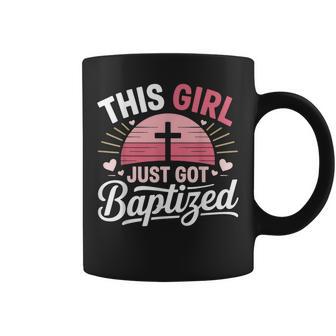 This Girl Just Got Baptized Religious Coffee Mug - Thegiftio UK