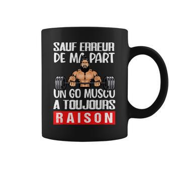 Go Muscu Beauf Cadeau Drôle Musculation Homme Tasse - Cadeauxyz