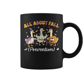 Goose All About Fall Prevention Fall Physical Therapy Pt Ot Coffee Mug - Thegiftio UK