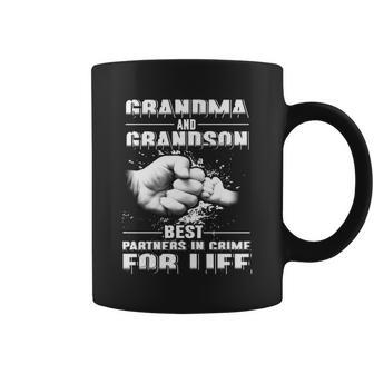 Grandma And Grandson Christmas Ideas For Mom Coffee Mug | Seseable UK