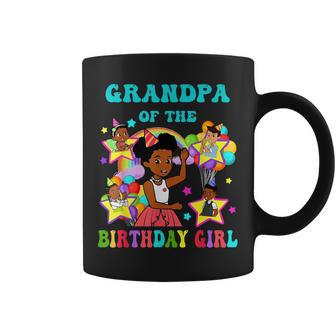 Grandpa Of Birthday Girl Gracie Pink Doll Family Decorations Coffee Mug - Thegiftio UK