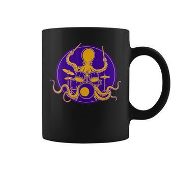 Graphique De Batteur Pieuvre – Musical Unique Tasse - Cadeauxyz