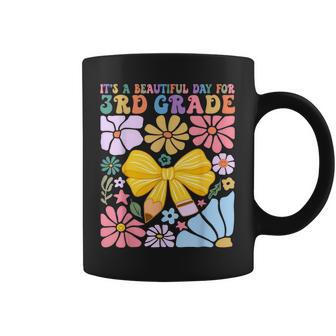 Groovy Teacher 3Rd Grade Back To School Third Grade Kids Coffee Mug | Seseable UK