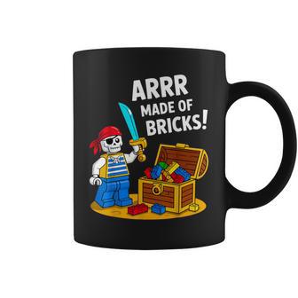 Halloween Bricks Pirate Skeleton Builder Blocks Building Toy Coffee Mug - Thegiftio UK