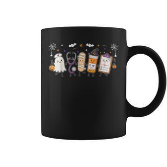 Halloween Nurse Doodle Supplies Ghost Spooky Season Coffee Mug - Thegiftio UK