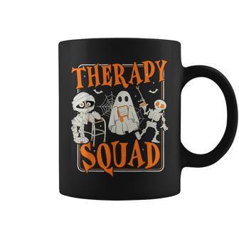 Halloween Therapy Squad Cute Ghost Mummy Skeleton Ot Pt Slp Coffee Mug | Seseable UK