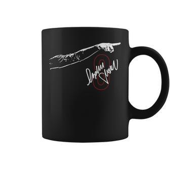 Hand Pointing Meme Basketball Coffee Mug - Thegiftio UK