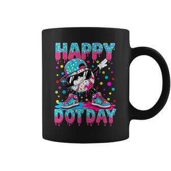 Happy Dot Baseball Colorful Polka Dots Ice Cream Drip Kids Coffee Mug | Seseable UK