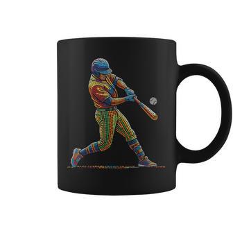 Happy Dot Day Baseball Player Polka Dot N Boy Toddler Coffee Mug | Seseable UK