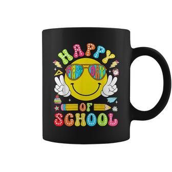 Happy First Day Of School Smile Face Teacher Student Kids Coffee Mug - Thegiftio UK