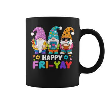Happy Friyay Gnome Friday Weekend Fri Yay Teacher N Coffee Mug - Thegiftio UK