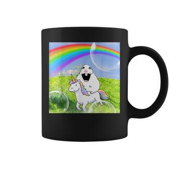 Happy Hamster Riding Unicorn Meme Gen Alpha Gen Z Coffee Mug | Seseable UK