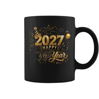 Happy New Year Party 2027 Balloon Family Matching Coffee Mug - Thegiftio UK
