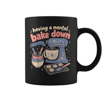 Having A Mental Bake Down Retro Baking Baker Coffee Mug | Seseable UK