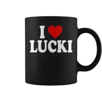 I Heart Love Lucki Coffee Mug - Thegiftio UK